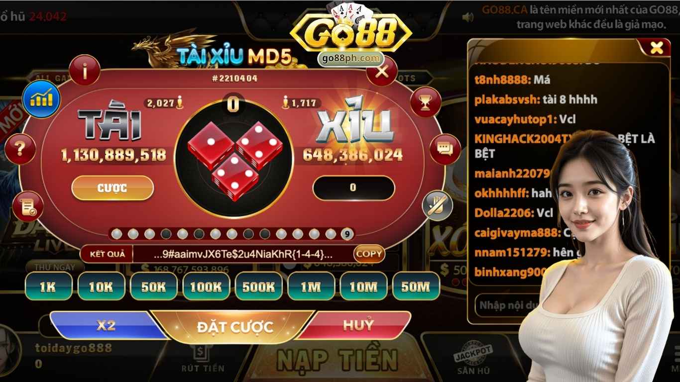 Các bước đặt cược Tài Xỉu MD5 Go88 dành cho người mới Các bước đặt cược Tài Xỉu MD5 Go88 dành cho người mới