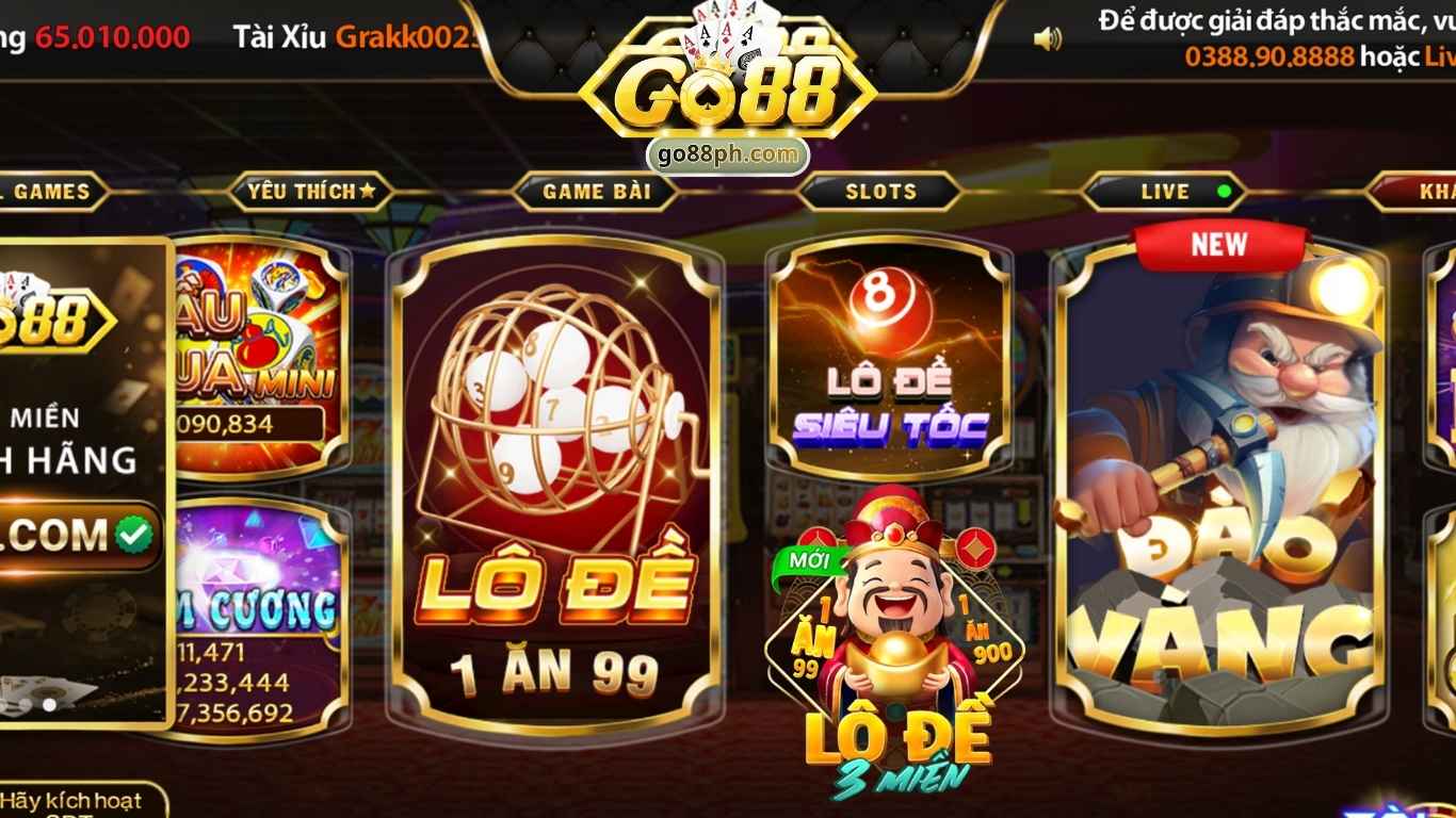 Điểm danh những loại hình chơi lô đề Go88 Điểm danh những loại hình chơi lô đề Go88