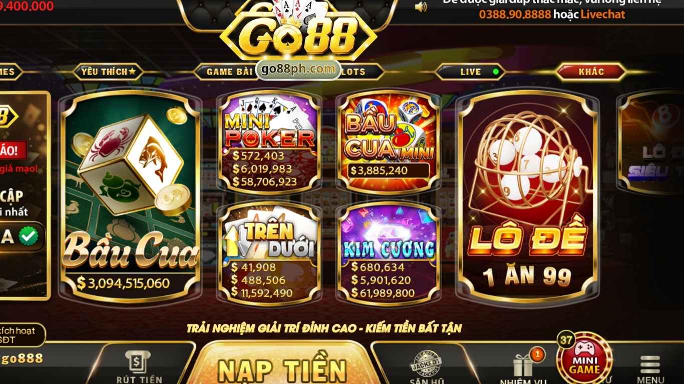 Những sản phẩm go88 hấp dẫn khác